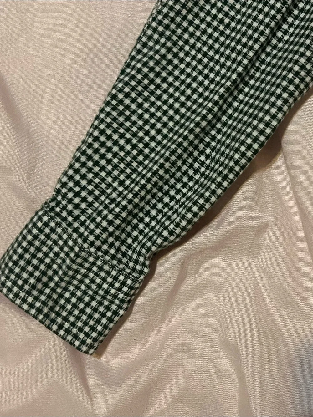 Ralph Lauren Green & White Gingham Button-Down Shirt Boys Size 5